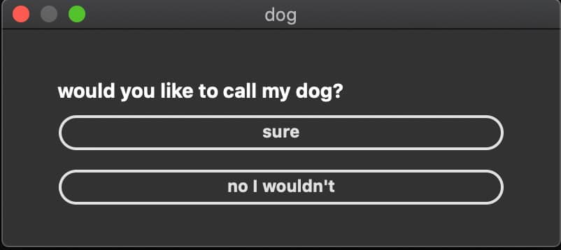 modal window